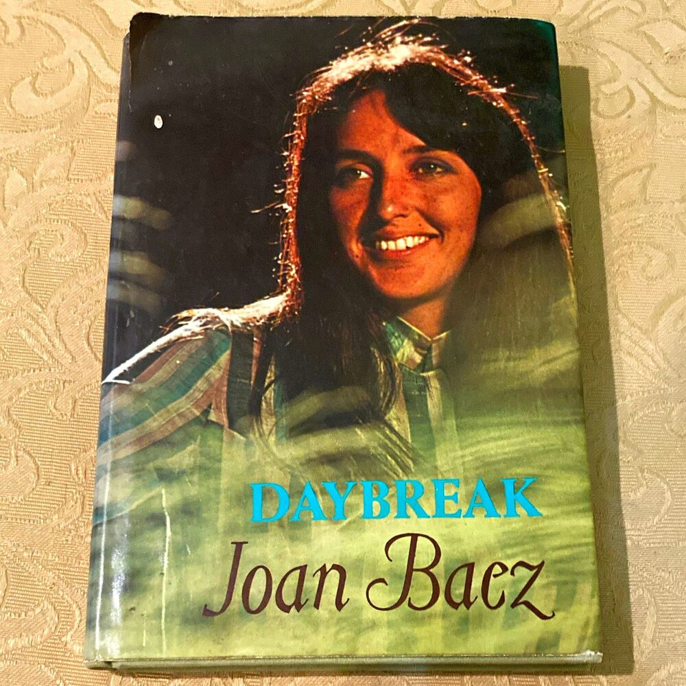 Joan Baez Daybreak 1968 First Edition Hardcover Memoir Nonfiction HC DJ